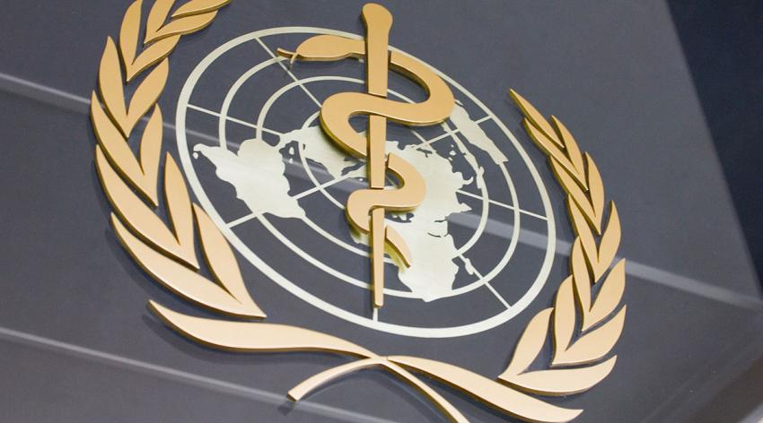 The World Health Organization (WHO) emblem is displayed on its headquarters building in Geneva, Switzerland. The WHO is collecting information on individual countries’ responses to the COVID-19 pandemic since spring 2020.